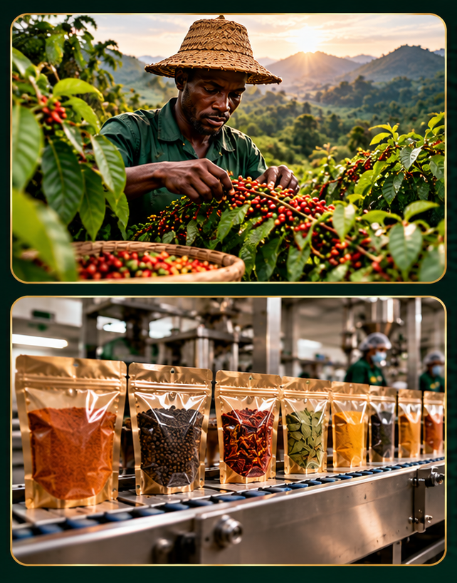 48 Spices processing in Cameroon